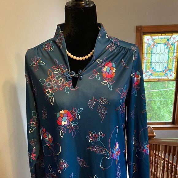 Cottagecore Vintage JCPenney Fashions House Dress 60s 70s Medium - Picture 2 of 5
